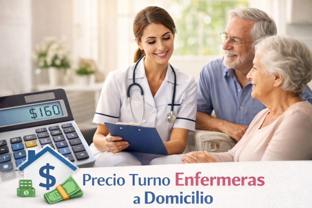 Precio Turno Enfermeras a Domicilio